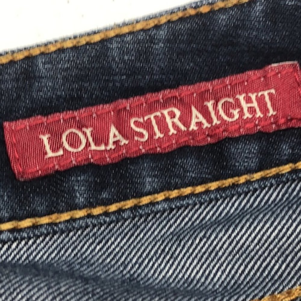 VINTAGE LUCKY BRAND LOLA STRAIGHT JEANS 4/27x30 π - Picture 4 of 12
